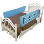 DMI Bed Rail Cover, Bed Rail Padding and Bed Bumper Pad for Elderly, Disabled or Handicapped, Rails Not included, Padded Cover Only, Blue, 60 x 15 x 0.5, 2 Count
