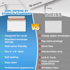 110-Pack Card Shipping Envelopes - 7 x 4.35 Inches Trading Cards Self-Adhesive Mailers, Perfect Fit for Semi-Rigid Sleeves, Toploaders & Ding Defend Protectors - Hobby Mailing Supplies