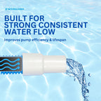 SWIMLINE HYDROTOOLS Standard Swimming Pool Vacuum Hose 1.25" X 18' For Inground Pools - Compatible With Vacuum Heads, Skimmers, Filter Pump Inlets, Above Ground Pools And Other Pool Accessories