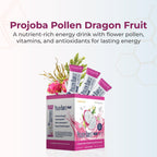 Youngevity ProJoba Pollen Burst™ Dragon Fruit - Clean Natural Energy Supplement w/Green Tea, Pollen Extract, GliSODin® - Increase Focus, Brain Boost, Endurance, Mental Clarity (30 Sticks)