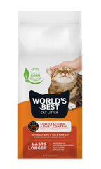 World's Best Cat Litter Low Tracking & Dust Control, Unscented, 32 lb Bag