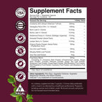Advanced Kidney Support Supplement - Kidney Cleanse Detox & Repair Cranberry Extract Capsules with Uva Ursi, Stinging Nettle & Astragalus for Kidney health - Urinary Tract Health - 120 Count