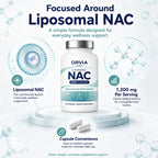 Hyuikiu ORVIA Labs Liposomal NAC Supplement, 60 Capsules