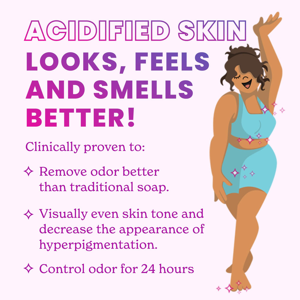 Lume Acidified Body Wash - 24-Hour Odor Control - Removes Odors Better Than Soap - Moisturising Formula - Formulated Without SLS or Parabens - OB/GYN Developed - 240ml (Clean