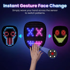 MEGOO Led Light up Mask with Gesture Sensing,Boys Toys Gifts for Kids