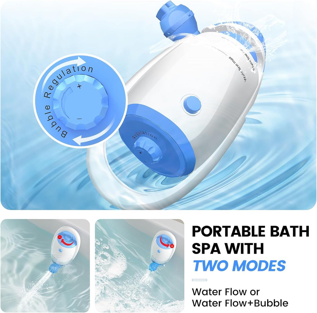 Bath Jet Spa, Bath Jet/Bubble Maker Mode, Bathtub Spa Machine Creates Soothing Bubbles and Massage, Bathtub Accessories for Relaxing Home Daily Use