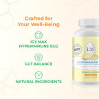 Youngevity i26 Hyperimmune Egg | IgY Max Banana Coconut Chewable | Patented Immune Powerhouse Formula | Flexibility, Gut, Immune Support Supplement | 45 Chewable Tablets