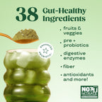 Bloom Nutrition Superfood Greens Powder, Digestive Enzymes with Probiotics and Prebiotics, Gut Health, Bloating Relief for Women, Chlorella, Green Juice Mix with Beet Root Powder, 30 SVG, Mango