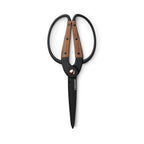 Barebones Garden Scissors - Walnut Scissors - Garden Supplies and Indoor Plant Accessories - Plant Shears with Wide Handles - Comfortable Fit Hand Pruners (Large)