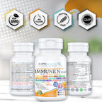 (60 Capsules), NAC 600mg, Quercetin 1,000mg, Vitamin C 500mg, Zinc 50mg, Vitamin D3 5,000iu, Selenium, Copper, Acerola, Ginger, Rutin, Citrus Bioflavonoids, Rose Hips, Echinacea, Immune N Plus 15 in 1