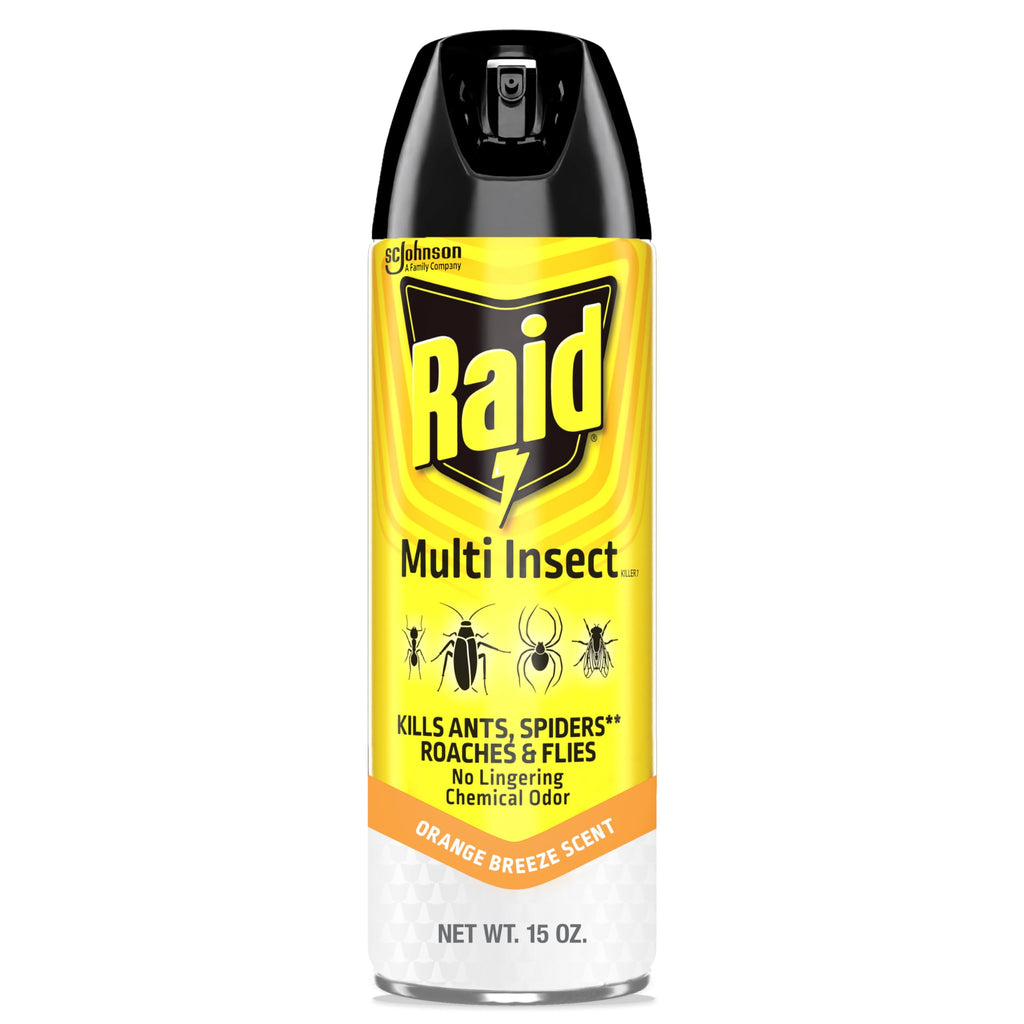 Raid Multi Insect Killer, Orange Breeze 15 Ounce (Pack of 1)