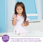 Melissa & Doug Created by Me! Paint & Decorate Your Own Wooden Princess Wand Craft Kit, Pink - Princess Crafts Great for Rainy Days, Princess Toys for Kids Ages 4+