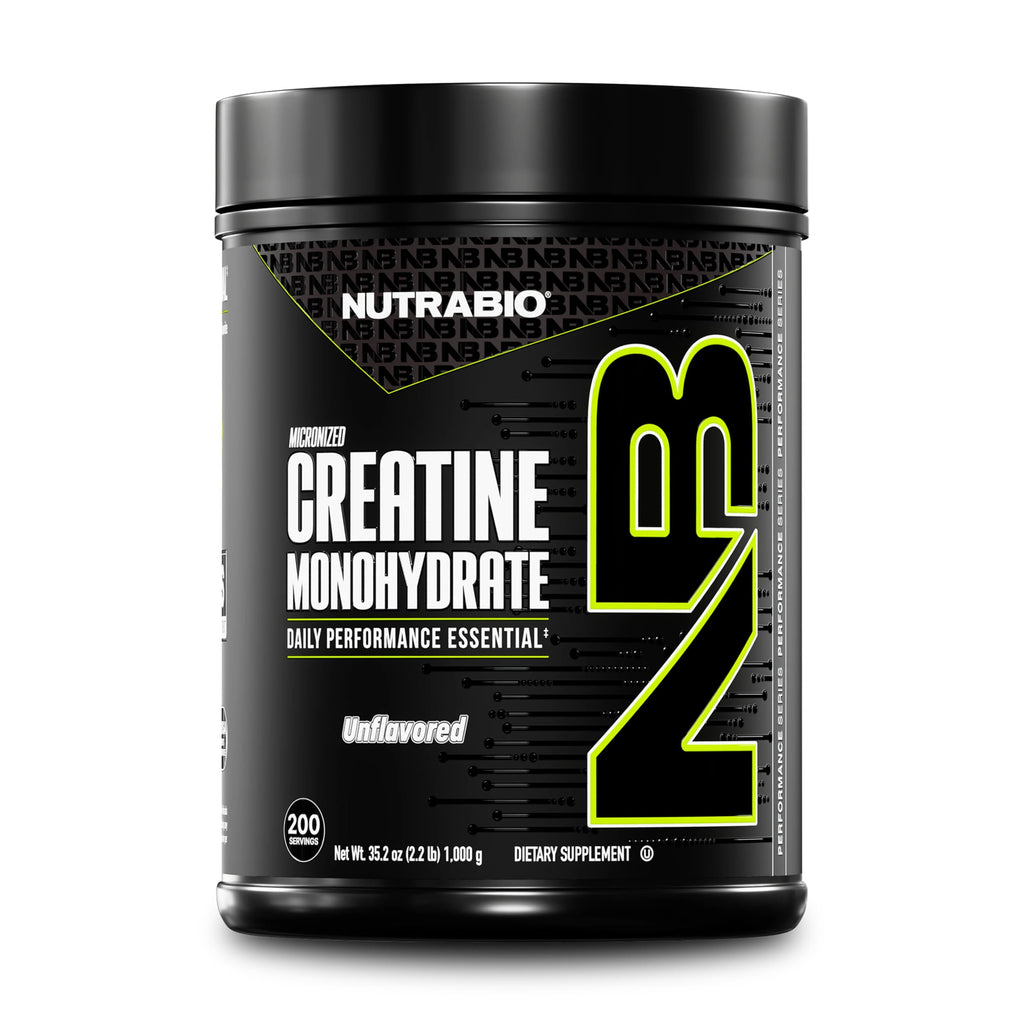 NutraBio Pure Micronized Creatine Monohydrate Powder Supplement, Unflavored, (1000 g) - Supports Bulk Muscle Energy, Recovery, and Strength - HPLC Tested Creatine Powder Supplement for Men and Women