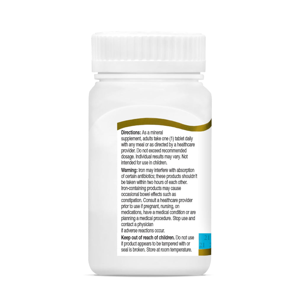 21st Century Slow Release Iron Tablets, 60 Count