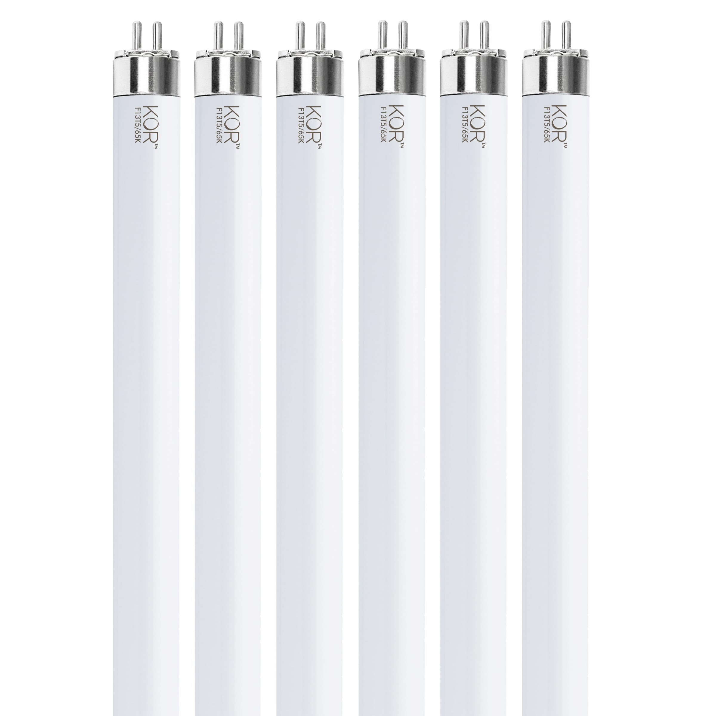 F13T5D – T5 21 Inch Under Counter Fluorescent Bulbs Bright White Daylight 6500K 13-Watt F13T5/D 21” D Long Life Replacement Tubes for Under Cabinet Lights – Pack of 6 Bulbs