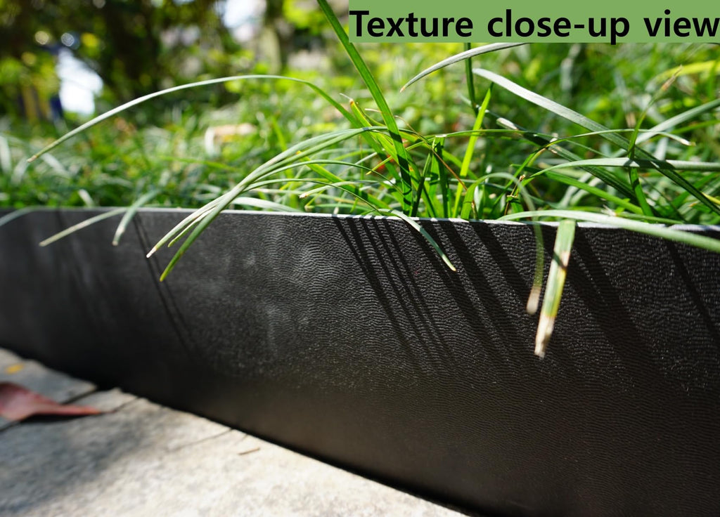 Anleolife 60ft Flexible Plastic Landscape Edging Coil with 18 Stakes