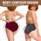TUXIYA Incontinence Underwear for Women, Leak Proof Underwear for Women Washable & Reusable for Leakage Protective Panties(L, Pack of 6)
