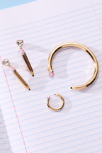 Alex and Ani Open Pencil Ring - Two Tone Nickel-Free Design, Cute Adjustable Ring, Fits Size 7, Unique School-Day Fashion for Women