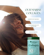 Great Lakes Wellness Sustainable Marine Collagen Peptides - Wild Caught MSC Certified - Unflavored Hydrolyzed Protein Powder - Support for Skin, Hair, Nails, Joints & Digestion - iGen Non-GMO - 8 oz