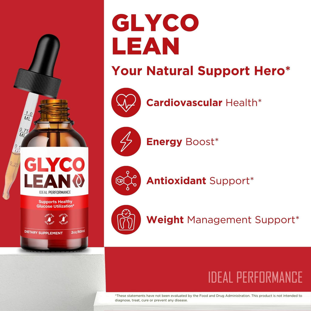 IDEAL PERFORMANCE Glyco Lean Drops, GlycoLean Droppers Reviews (5 Pack)