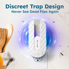 BugMD No Buzz Zone Refiller Pad (6 Refills) - Extra-Strong Adhesive Traps, Indoor Insect Trap Refill, No Harsh Chemicals, Household Friendly, Fly Trap Refill, Flea Trap Refills, Bug Trapper