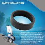(3-Pack) Calvana Pool Cleaner Tires, 48-232 Replacement Compatible with Zodiac Polaris Black Max, 3900 Sport, 480, and P39 Pool Cleaners, Superior Traction & Durability