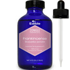 Frankincense Essential Oil, Food Grade, for Face, Dark Circles – 100% Pure, Frankincense, Resin, Oil, Boswellia Serrata, Edible, by Zongle Therapeutics, 4 OZ