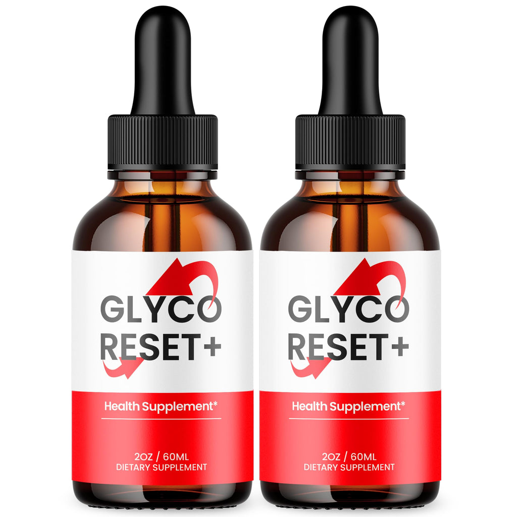 (2 Pack) Glyco Reset Drops, GlycoReset Drops with All Natural Ingredients, Advanced Overall Health and Wellness Vitamin Formula Maximum Strength Active Lifestyle Multivitamins Support (60 Servings)