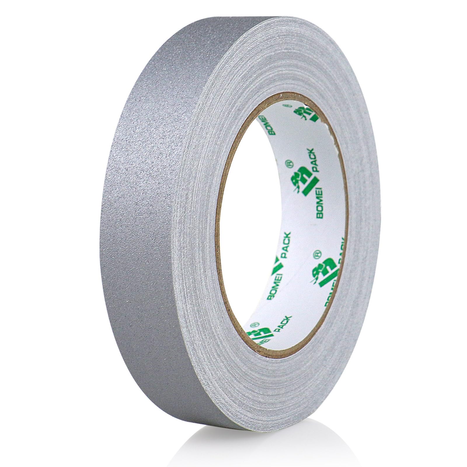 BOMEI PACK Grey Gaffer Tape, Matte Non-Reflective, 1inch x 30yds No Residue Hand Tear Self-Adhesive Gaffer Tape for Labeling, Cable, Stage, Photo Studio, Painters and Duct Repair, 1 Pack