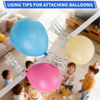 15 Pack Balloon Arch Clips, Large Clear Spring Clamps for Backdrop, 3.5'' Plastic Clips Supplies for Birthday Decoration Accessories Beach Towels Crafts Swimming Pool Photography Studios