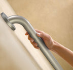 Moen Home Care Bathroom Safety 36 Inch Stainless Steel Handicap Grab Bar for Bathtub and Shower, Peened Texture for Grip, Elderly Assistance Product with Concealed Screws, R8936P
