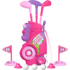 Liberry Toddler Golf Clubs Set Toy for 1 2 3 4 Years Old Girls Boys, Pink