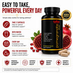 Saba Pomegranate Plus™ | Premium Longevity Support with AstaReal® Astaxanthin & Pomegranate Extract | Advanced Antioxidant Support for Healthy Aging, Cellular Protection & Daily Vitality | 60 Capsules