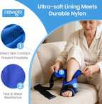 NEWGO Ice Pack Foot Ankle Ice Pack Wrap for Plantar Fasciitis, Foot Surgery Recovery, Hot Cold Therapy Ice Boot Foot for Bunions, Ankle Injury, Swelling, Burning Feet - Blue