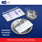 GauzeCare Sterile Abdominal- ABD Combine Pads| 50-Pack, 5 x 9 Inches| Extra Absorbent & Thick, Individually Wrapped Wound Dressing, First Aid Pads| Surgical-Grade, Nonstick- for Heavy Leakage, Post Op