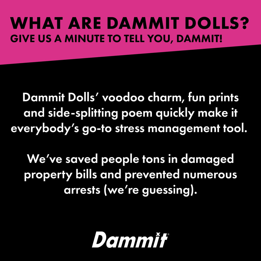 Dammit Doll - Limited Edition - Dammit Cancer Doll - Stress Relief, Gag Gift