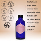 Frankincense Essential Oil, Food Grade, for Face, Dark Circles – 100% Pure, Frankincense, Resin, Oil, Boswellia Serrata, Edible, by Zongle Therapeutics, 4 OZ