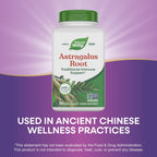 Nature's Way Astragalus Root, Traditional Immune Support*, 1,410 mg per 3-Capsule Serving, Non-GMO Project Verified, Vegan 180 Capsules (Packaging May Vary)