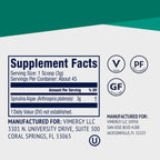 Vimergy Spirulina Powder – Concentrated Plant Protein Supports Immune Health & Cardiovascular Function – Vegan, Kosher, Gluten-Free – 135g