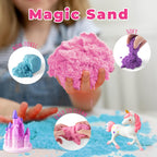 JOYEEMAX Unicorn Light-Up Terrarium Kit for Kids - LED Night Light Birthday Gift for Girls Ages 4 5 6 7 8-12 Year Old - Unicorn Toys for Girls - DIY Arts and Crafts Kit for Kids