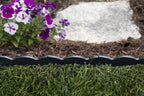 Master Mark Dig-Free Poundable Pound-In Landscape Edging, Garden Edging Border, Decorative Scallop Plastic Lawn Edging, 20 ft Coverage