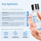 Urea 50% Nail Gel - Softens Cracked Heel Calluses & Thick Toenails - Repairs Damaged, Yellow, Discolored Nails – Highly Effective & Quick-Dry Fingernails & Toenail Treatment