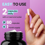Biotin | Collagen | Keratin Booster with Hyaluronic Acid - Thicker Hair Growth, Healthy Skin & Stronger Nails Supplement – Extra Strength - Multi Vitamin B Complex - Women & Men - Made in USA - 60ct