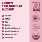 KOS Organic Beet Root Powder, USDA Organic - Natural Nitric Oxide Booster, Superfood Plant Based Beetroot Antioxidant, Supports Active Lifestyle & Healthy Circulation, Soy & Gluten-Free - 90 Servings