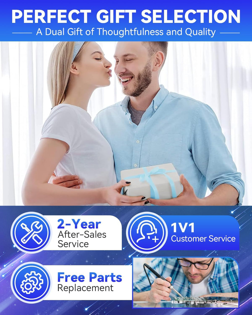 2025 Upgraded Ultrasonic Contact Lens Cleaner【50KHz Germany Super Motor】【Top1 Intelligent Chip-Smart Modes】 Gentle Cleaning & 99% Brightness, Portable Soft Contact Lens Care Tools Home Travel (Grey)