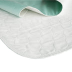 Pack of 2 Careboree Quilted Cotton Top Underpad 34"X52" Reusable Incontinence Bed Pads Washable Durable Waterproof Extra Absorbent Draw Sheet for Mattress