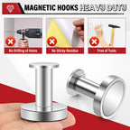 Buelkmag Magnetic Hooks for Cruise Cabins Strong Magnets Hooks Silver 150Lb