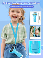 Acoath Microscope for Kids, 1000X Handheld Digital Miniscope with 2.0" Screen, Portable Pocket Microscope Education Toys Gifts for Age 3 4 5 6 7 8 9 10 Girls Boys