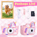 Unicorn Toys Camera for Kids Girls Age 3-8, Pink
