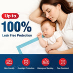 BIGGMED Tear-Resistant Disposable Bed Pads 30" x 36", 50 Count Absorbent Underpads, Chux Thicker Extra Large Incontinence Bed Pads, Pee Pads for Adults, Kids, Elderly, Pets